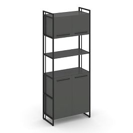 Rift Шкаф 5 ниш широкий RF.SS-53 Антрацит/Металл Черный 798*396*2010 - Фото предпросмотра