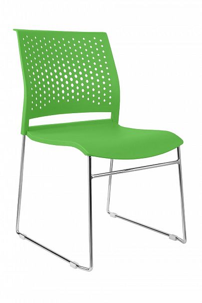 Кресло "Riva Chair" D918 зеленый, стопируемый - Вид 1