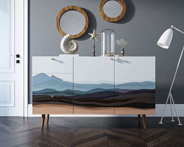 Комод "Berber" с двумя дверками и ящиками принт 11 - Вид 7