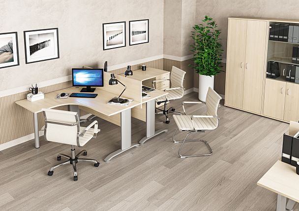 Шкаф "Riva" А.СУ-3.2 клен - Вид 5