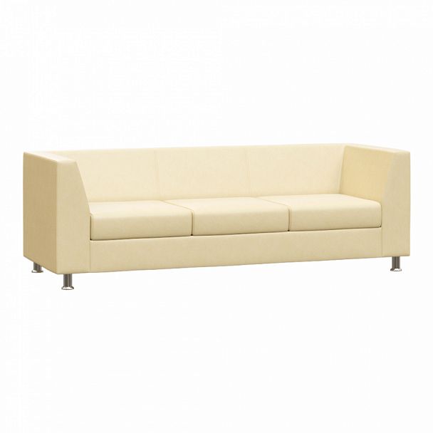 Диван с подлокотниками трехместный "PRIME" PR.DP-3 бежевый кз - Вид 1