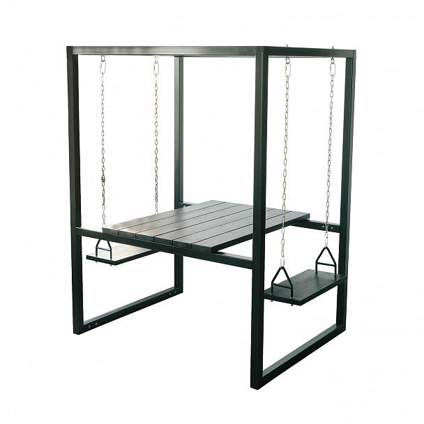 Стол с качелями - лофт, двухместная - Вид 2