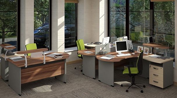 Стол угловой L,R 2200 Берлин Дрифтвуд/Серый УРМ 220 L\R - Вид 5