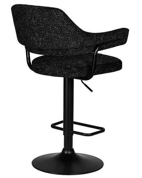 Стул барный DOBRIN CHARLY BLACK (черный твид (LEO18)) - Вид 4