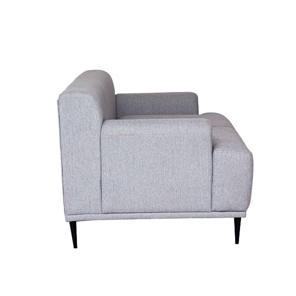 Диван Portofino, серый велюр, ножки металл - Вид 3