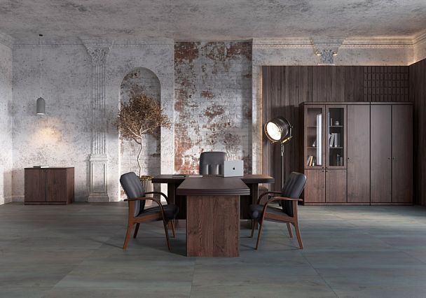 Брифинг- приставка Capital 140x80x77 дуб атланта - Вид 2