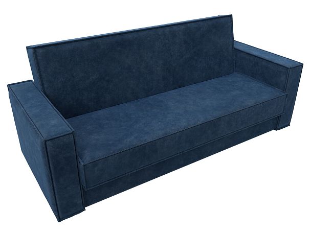 Диван-книжка Куба Велюр синий - Вид 5