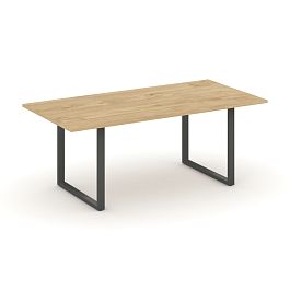 Style Project Direct Direct Стол переговорный SN-6O.SPRG-198.3 Тиквуд Светлый/Металл Антрацит 1980*980*750 - Фото предпросмотра