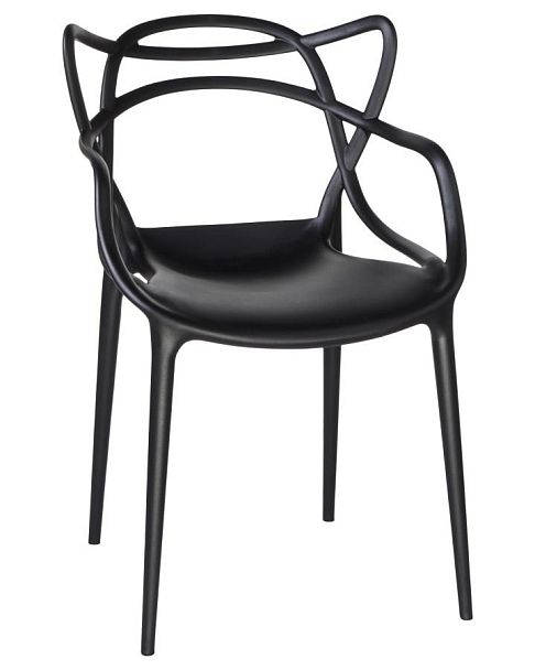 Набор 4 шт Стул обеденный DOBRIN MASTERS (чёрный (B-03)) - Вид 2