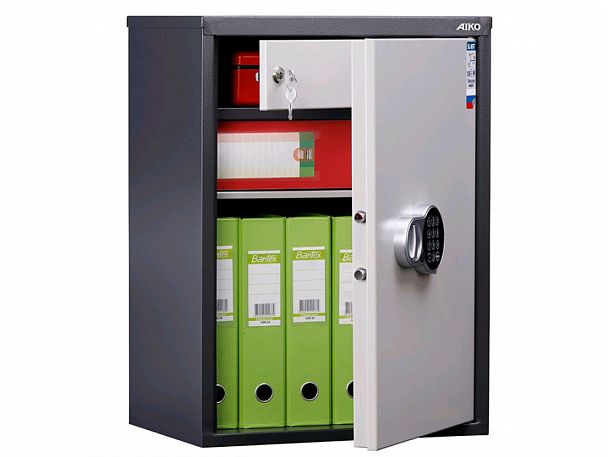 Бухгалтерский шкаф AIKO SL-65Т EL "Бухгалтерские шкафы" ТК-002907031364 серый - Вид 1