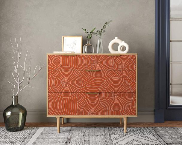 Комод с четыремя ящиками Line R22/red - Вид 4