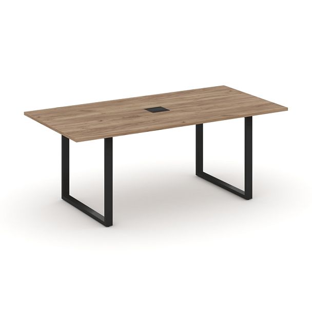Style Project Direct Direct Стол переговорный SN-6O.SPRG-198 Дуб Табак/Металл Черный 1980*980*750 - Вид 1