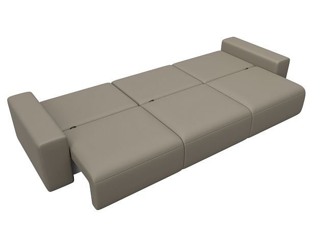 Диван прямой Лига-036 НПБ Классик Лонг Экокожа бежевый - Вид 10