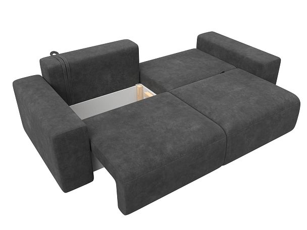 Диван прямой Лига-036 НПБ Классик Велюр серый - Вид 8