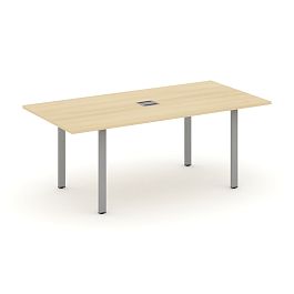 Style Project Direct Direct Стол переговорный SN-6P.SPRG-198 Акация Лорка/Металл Серый 1980*980*750 - Фото предпросмотра