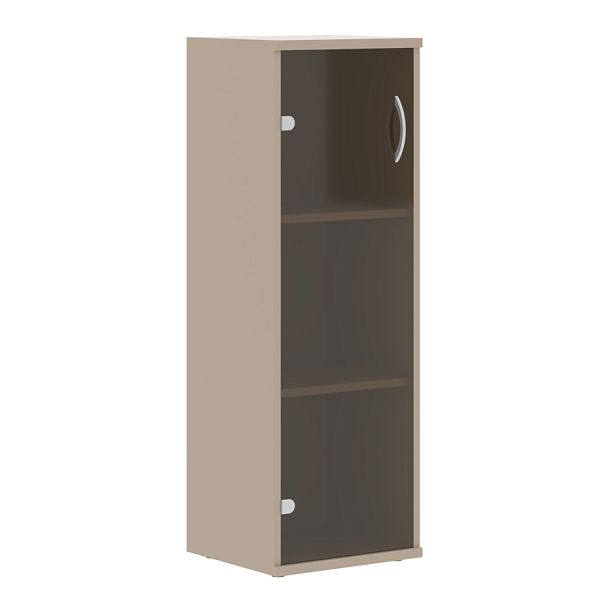 Шкаф колонка со стеклянной дверью СУ-2.4 Мокачино 406х365х1200 IMAGO - Вид 1