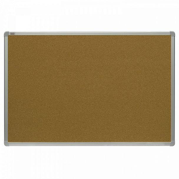 Доска пробковая для объявлений 120x180 см, алюминиевая рамка, 2х3 OFFICE, (Польша), TCA1218 - Вид 1