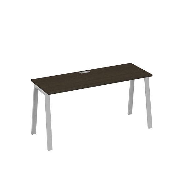 Стол письменный на металлокаркасе TRE A4 А4 Б3 005 БП венге / металлокаркас серый - Вид 1