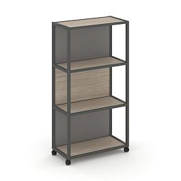 Shelf Mobile Стеллаж 4 уровня 1 секция VR.LT-STK-404.10 Дуб Аттик/Металл Антрацит/W-11 1000*400*1523 - Фото предпросмотра