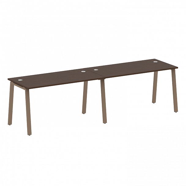 Рабочая станция "Metal System" БА.СМ-2.3 венге/мокко - Вид 1