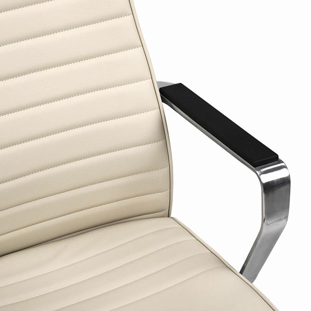 Кресло BRABIX PREMIUM Solo EX-730, алюминий, хром, экокожа, бежевое, 532937 - Вид 11