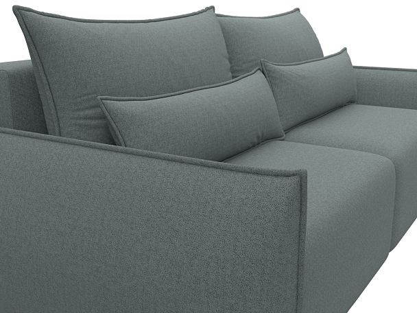 Диван прямой Лига-051 НПБ Рогожка серый - Вид 4