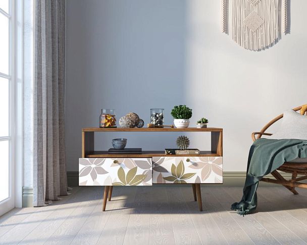 Консоль Berber с двумя ящиками принт 27 арт BB22/Print_27 - Вид 2