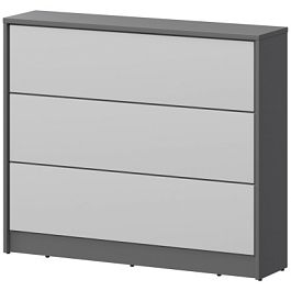 Модуль универсальный СМР-51.12 Графит/Белый 1240x294x1155 Ресепшен Смарт - Фото предпросмотра
