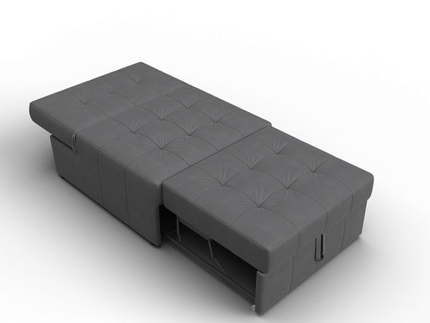 Кресло-кровать Лига-107 (80) Замша серый - Вид 8