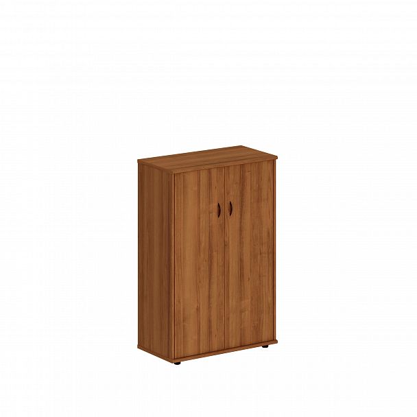 Шкаф закрытый средний "Престиж" Исп.14 темный орех - Вид 1