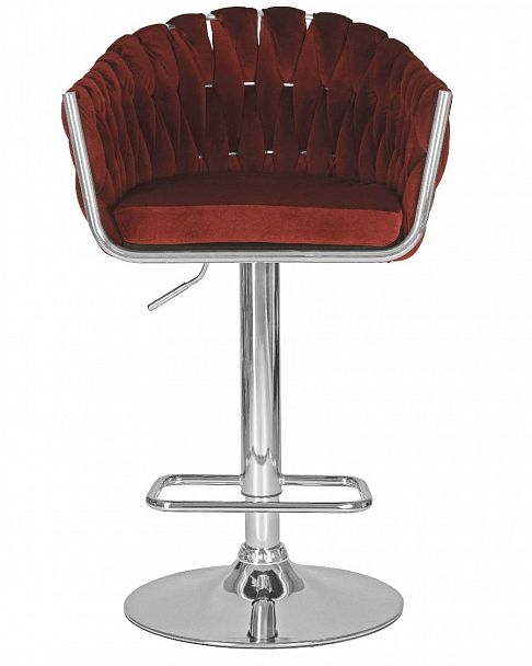 Стул барный DOBRIN MARCEL (винный велюр (MJ9-35)) - Вид 6