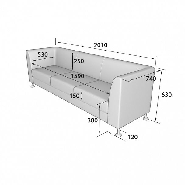Диван "Тунис" 3 - Вид 2