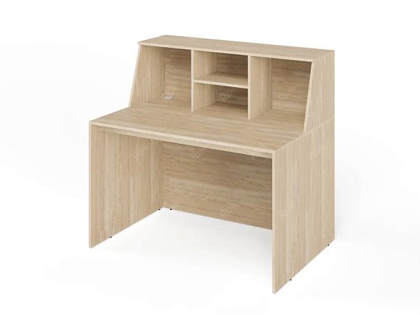 ЛАЙТ / LIGHT RLG068-9x8 Блок ресепшн с полкой 90x80x125 Дуб Сонома - Вид 2