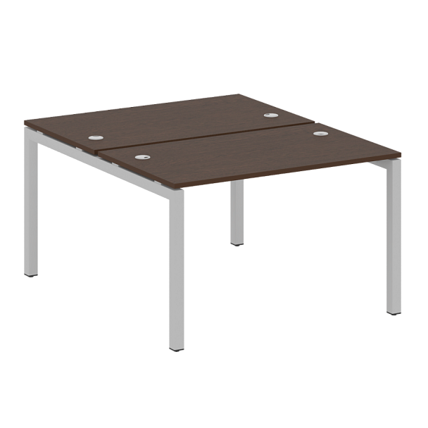 Metal System Quattro Р. ст. на П-образном м/к 50БП.РАС-СП-2.2 Венге/Серый металл 1200*1475*750 - Вид 1