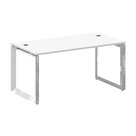 Стол рабочий руководителя на П-образном м/к "ONIX DIRECT LUX" M-O.MP-SRR-4.8 белый - Фото предпросмотра
