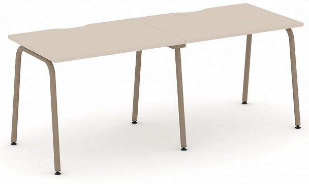 Рабочая станция на 2 места "ESTETICA" ES.RS-2.1-VK Капучино - Вид 1