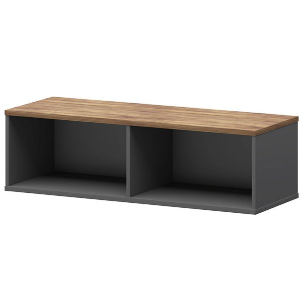 Надставка для тумбы-купе СМТ-12Н25 Графит/Таксония 1236x444x400 Смарт - Вид 1