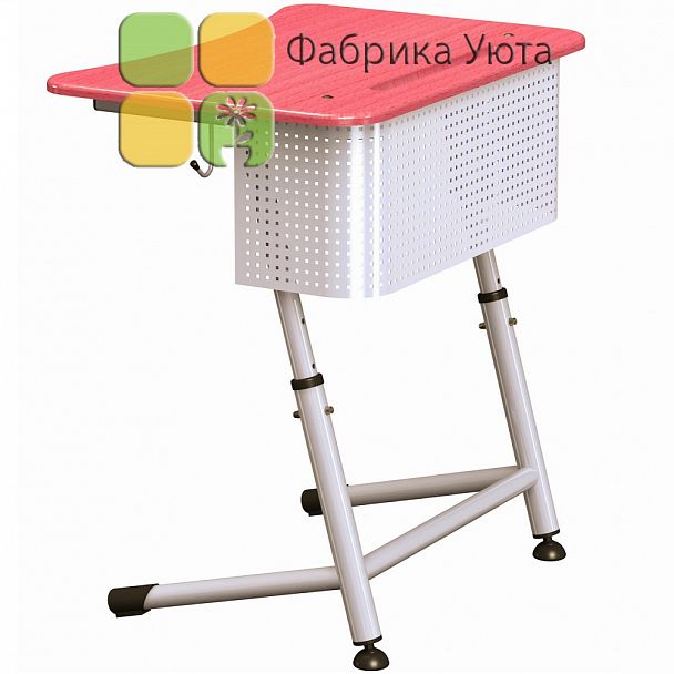 Парта "Премьера 1Р" с перф. экр., рег., цвет (2-6 гр) - Вид 1