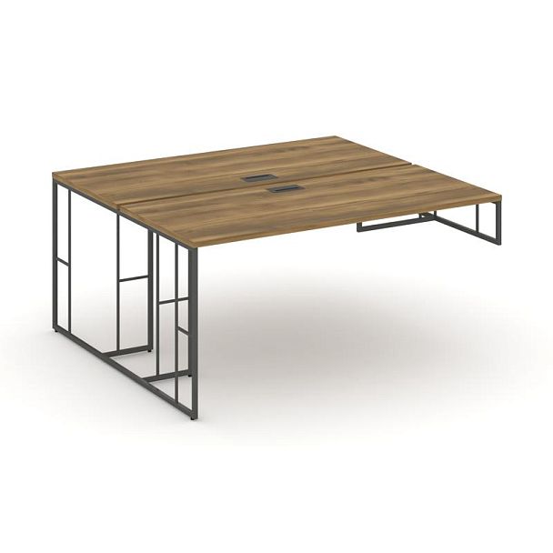 Rift Рабочая станция для опорной тумбы RF.DRSOT-005 Сандал Янтарный/Металл Антрацит 1780*1232*750 - Вид 1