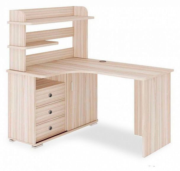 Стол компьютерный Домино СР-145 Карамель левый - Вид 1