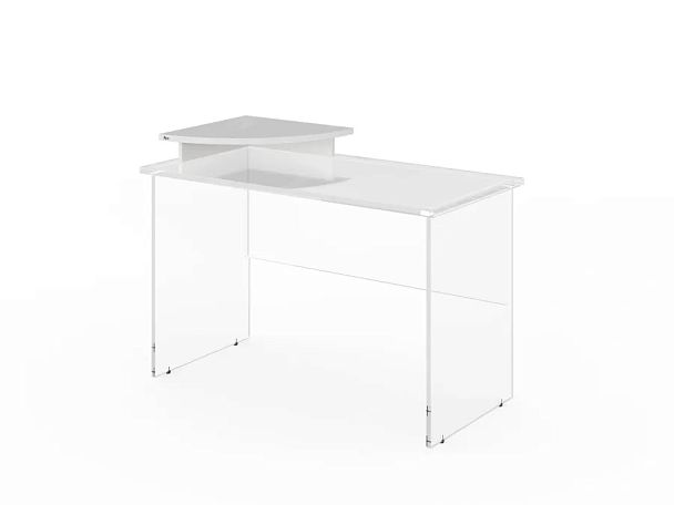 ЛАЙТ / LIGHT RLG059 Полка под монитор 50x50x10 Белый - Вид 2