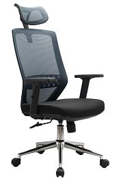 Кресло Alt RCH 833H Серый/Черный - Фото предпросмотра