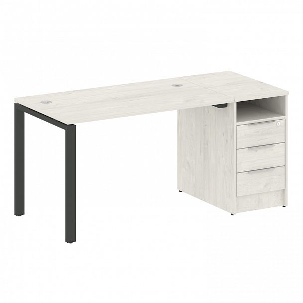 Рабочая станция "Metal System" БП.РС-СТП -1.2 дуб наварра/антрацит - Вид 1