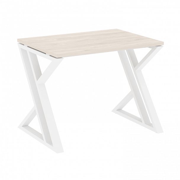 Стол рабочий "Loft" VR.L-SRZ-1.7 денвер светлый/белый - Вид 1