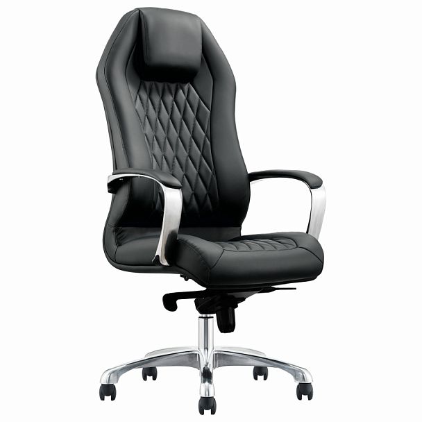 Кресло BRABIX PREMIUM Aurus EX-705, мультиблок, алюминий, экокожа, черное, 532928 - Вид 1