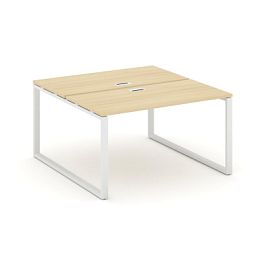 Стайл Проджект Рабочая станция 2-х сторон. SN-6O.DRS-021 Акация Лорка/Металл Белый 980*1632*750 - Фото предпросмотра