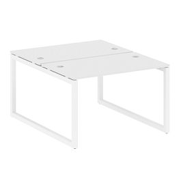 Metal System Quattro Р. ст. на О-образном м/к 50БО.РАС-СП-2.2 Белый/Белый металл 1200*1475*750 - Фото предпросмотра