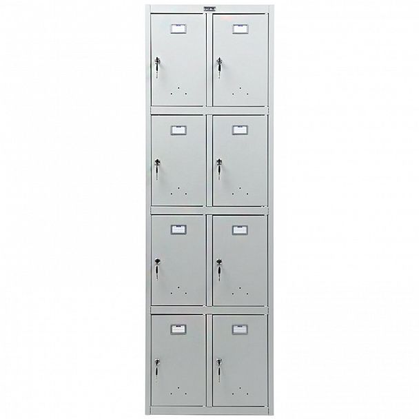 Шкаф металлический для сумок ПРАКТИК "LS-24" восьмисекционный, 1830х575х500 мм, 33 кг, разборный - Вид 5