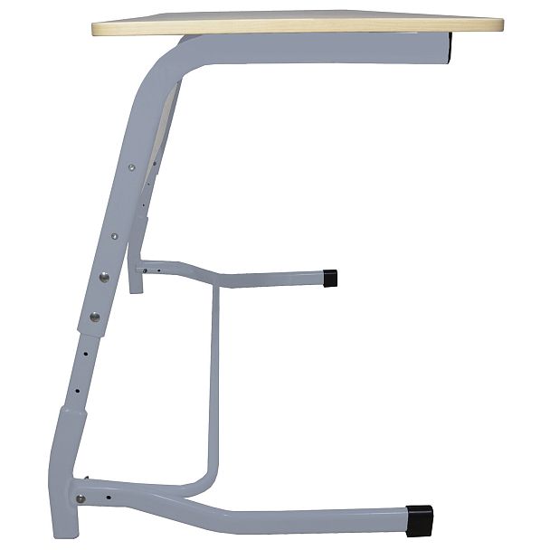 Стол-парта 2-местный регулируемый "Олимп", 1200х500х520-640 мм, рост 2-4, серый каркас, ЛДСП клён - Вид 5