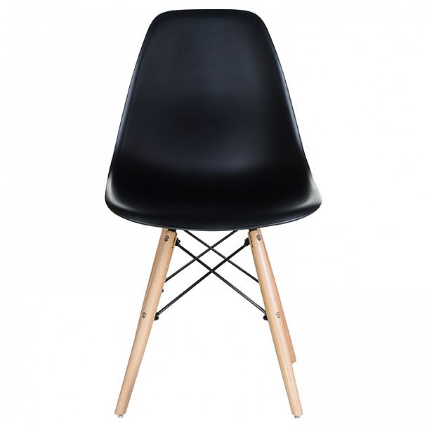 Стул обеденный LMZL-PP623 (ножки светлый бук, цвет сиденья чёрный) - Вид 6